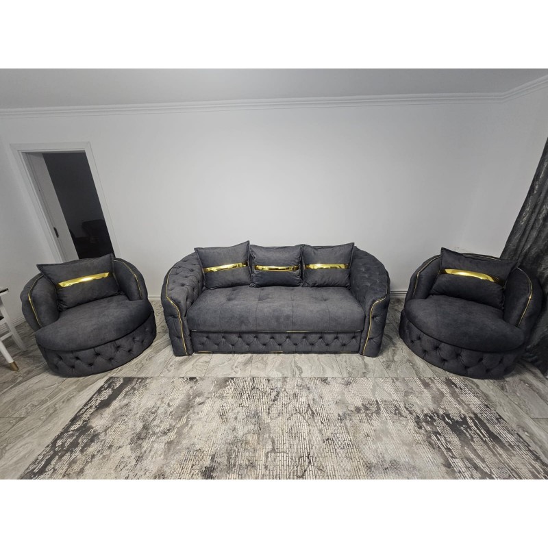 Canapea cu brate CHESTER semirotunde Canapea cu brate CHESTER semirotunde