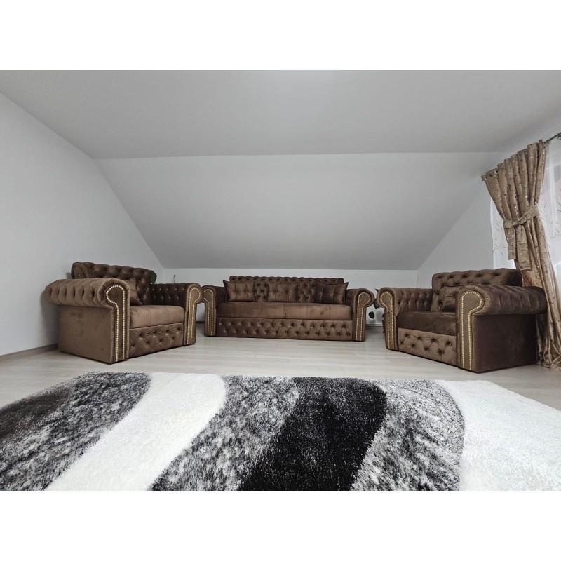 Set canapea si fotolii chester