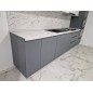 Bucatarie cu fronturi mdf cu profil gola